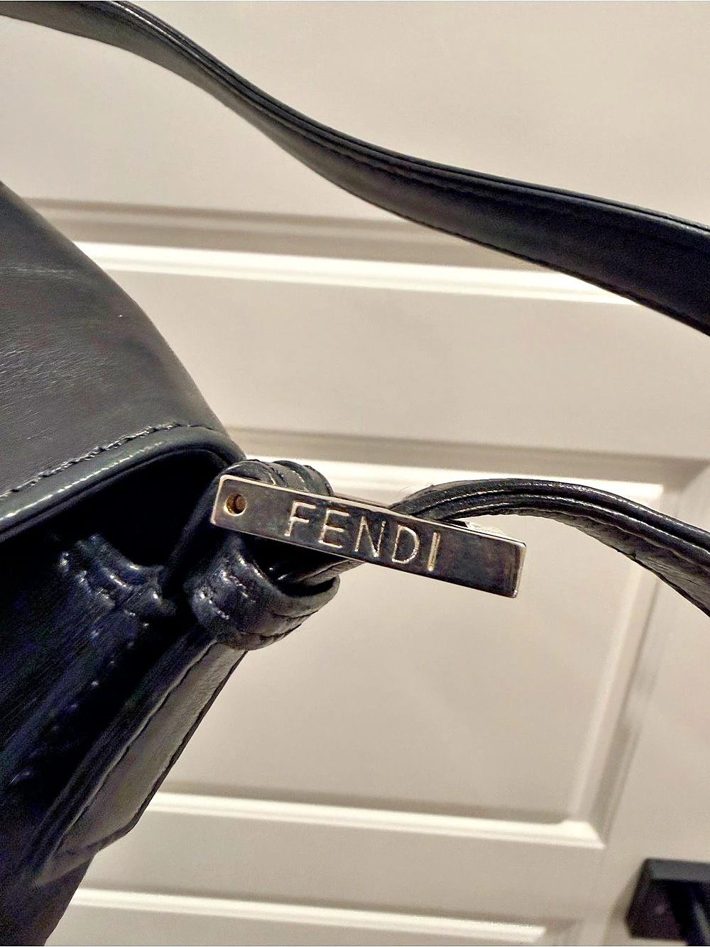 Fendi Black Leather Shoulder Bag - Picture 5 of 7